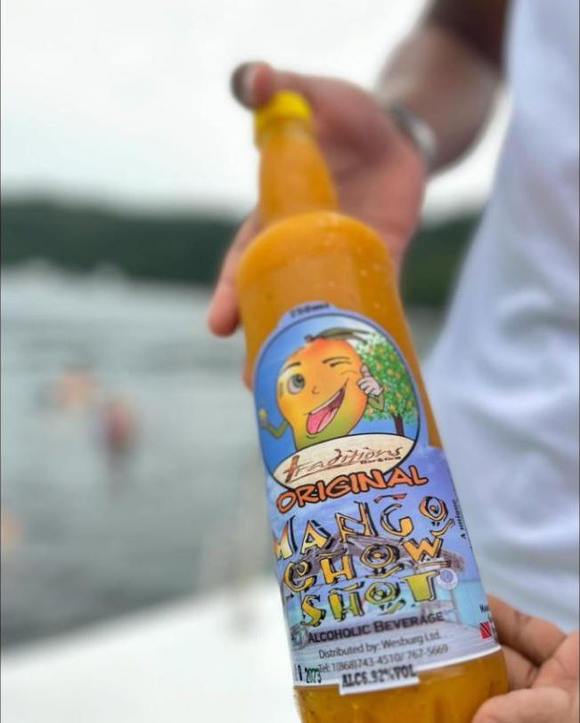 Traditions Original Mango Chow Shot bottle